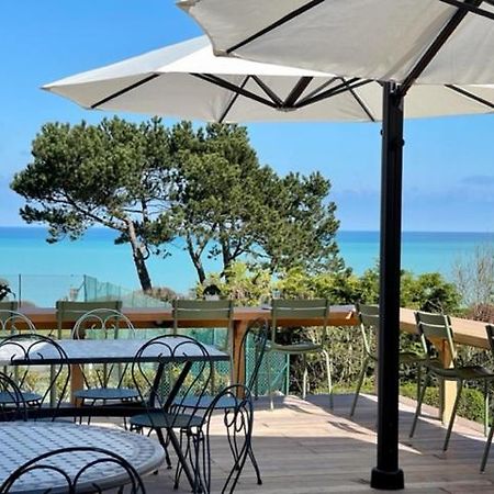 Hotel De La Terrasse ヴァランジュヴィル・シュル・メール エクステリア 写真